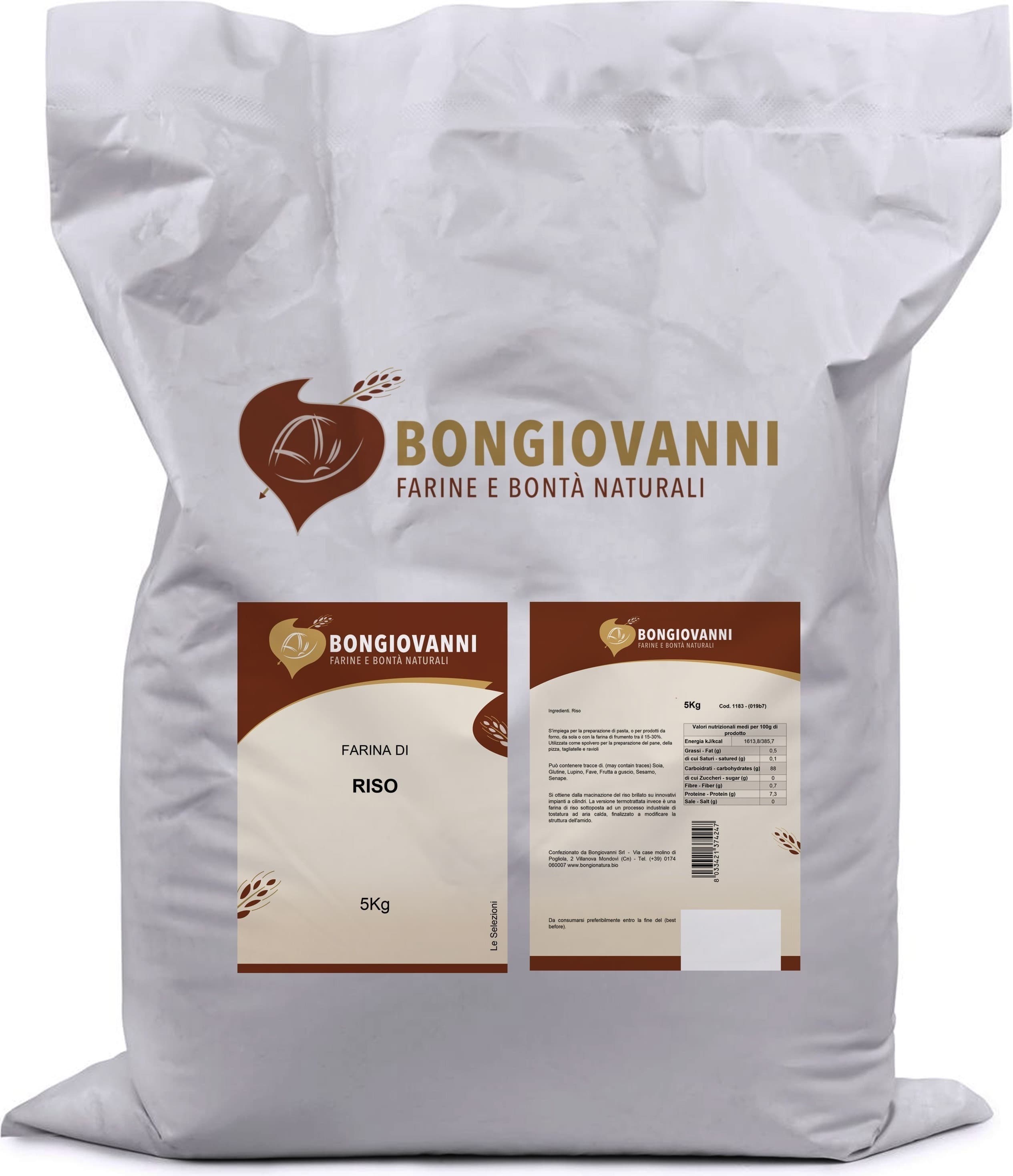 Farina di Riso 5Kg senza glutine