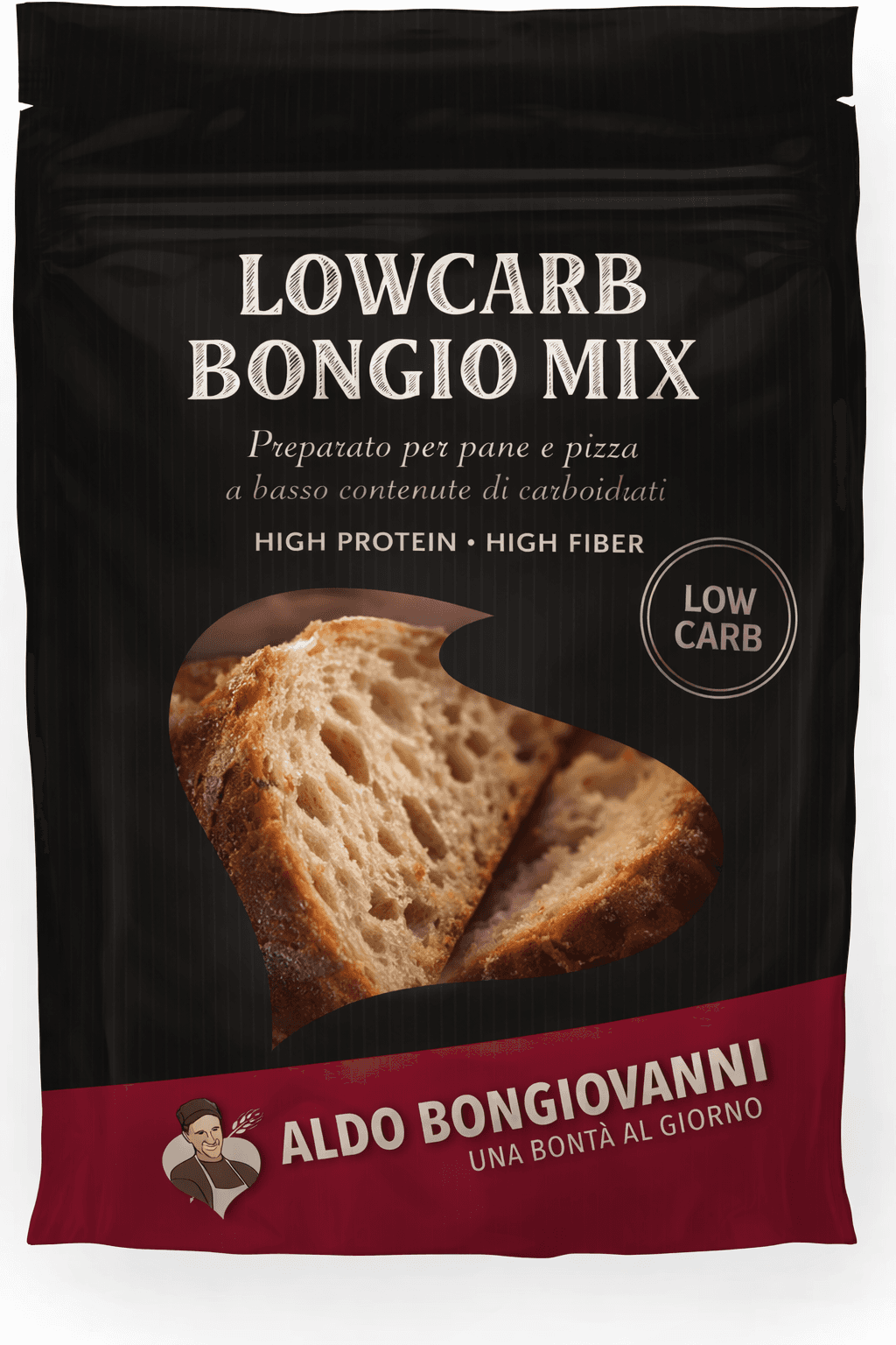 LowCarb Bongio Mix  - Per pane e pizza a basso contenuto di carboidrati 350g