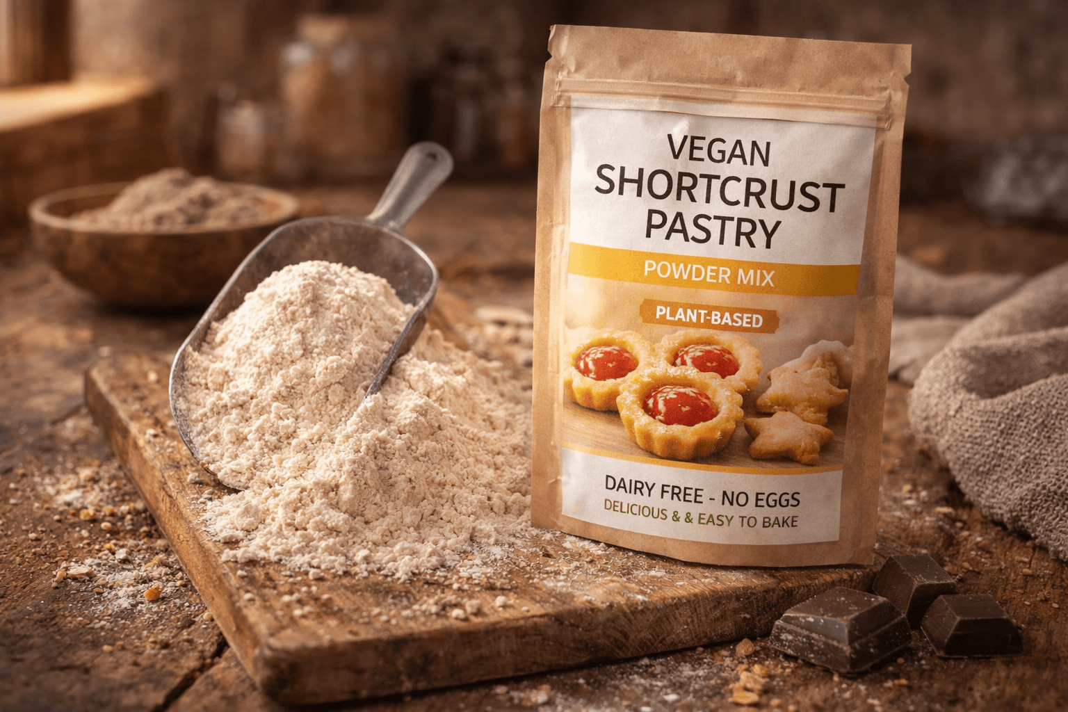 BongioFroll - Preparato per pasta frolla vegana 500 g