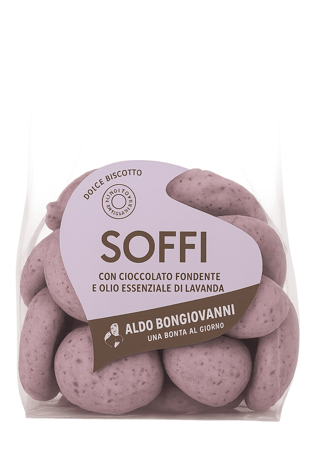 Biscotti Soffi con Olio Essenziale di Lavanda 150g