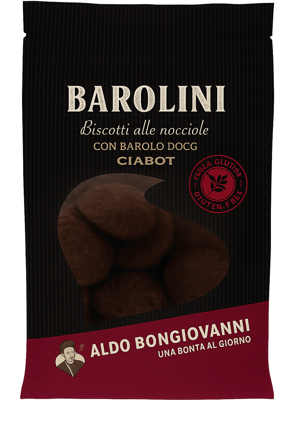 Biscotti Barolini Senza Glutine con Barolo DOCG 125g