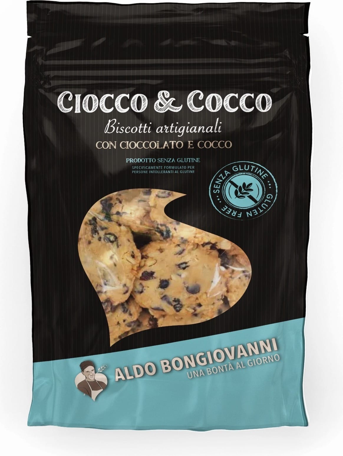 Biscotti Cioccolato e Cocco Senza Glutine