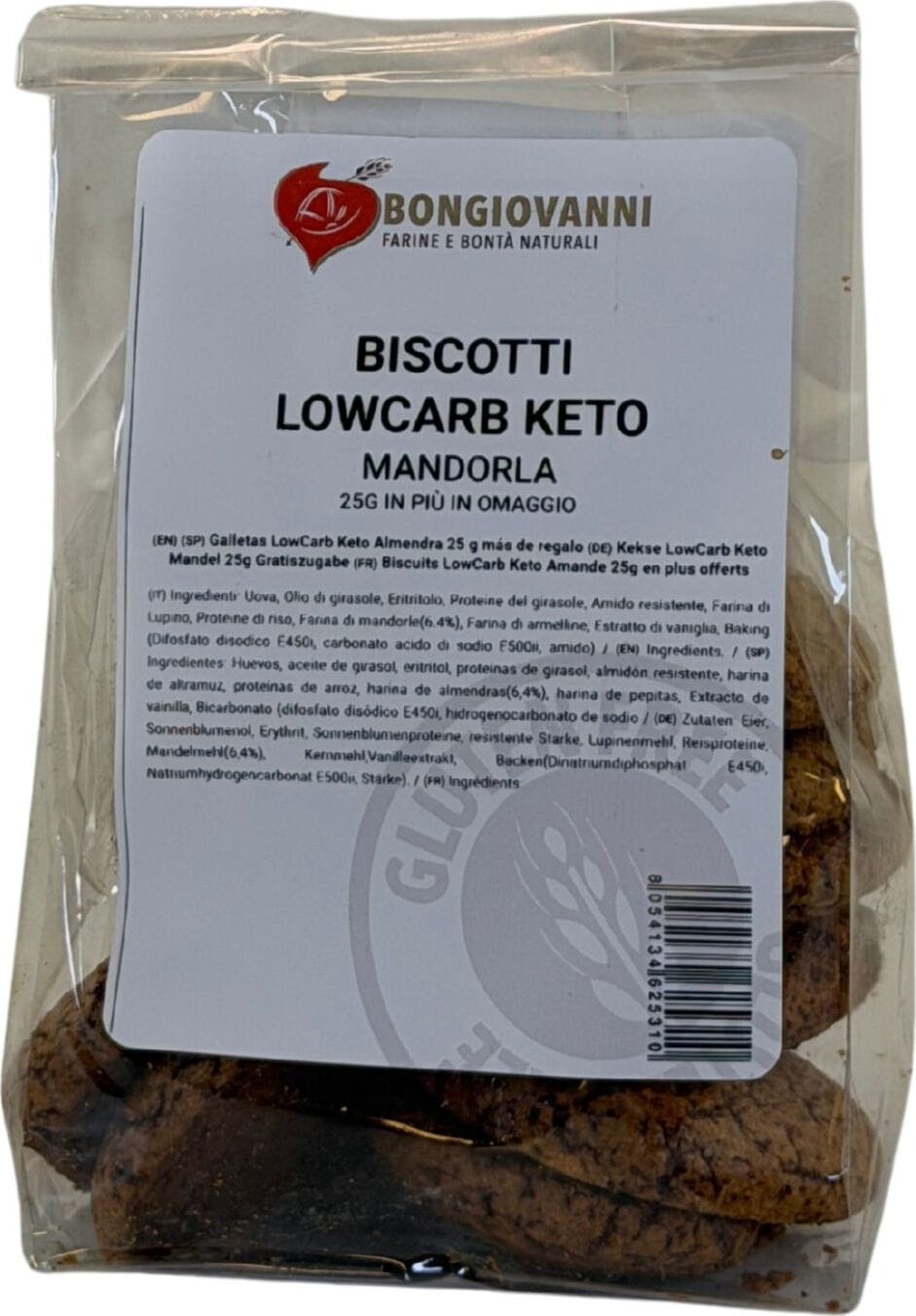 Biscotti Lowcarb Keto Senza Glutine