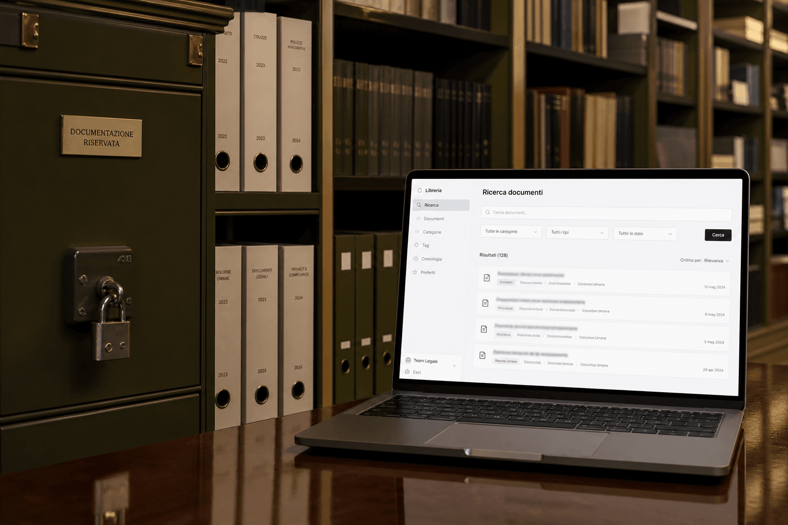 Knowledge base e documentazione protetta